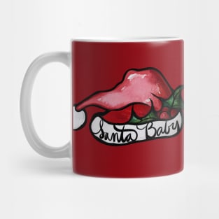 Santa Baby Christmas Hat Mug